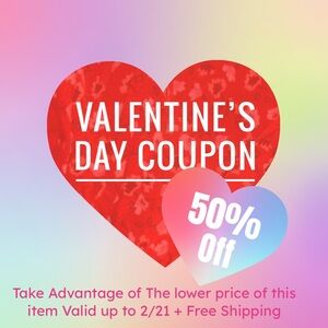 ❤️Valentine’s Day Coupon 50%Off  Valid up to 2/21/2026 and shipping discount
